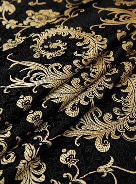 250*75cm Brocade Sewing Imitation Silk Fabrics Flower Fabric