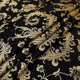 250*75cm Brocade Sewing Imitation Silk Fabrics Flower Fabric