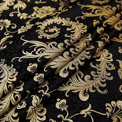 250*75cm Brocade Sewing Imitation Silk Fabrics Flower Fabric