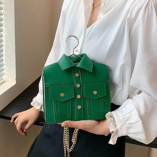 Luxury Brand Jacket Shoulder Bag for Women High Quality PU C