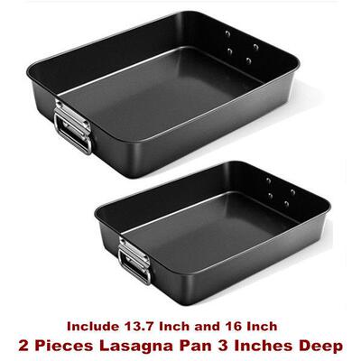Lasagna Pan Baking Dish for Roasting Rectangle Cake Sets
