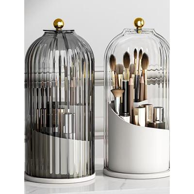 360° Rotating Makeup Brush Holder Desktop360°旋转化妆刷架