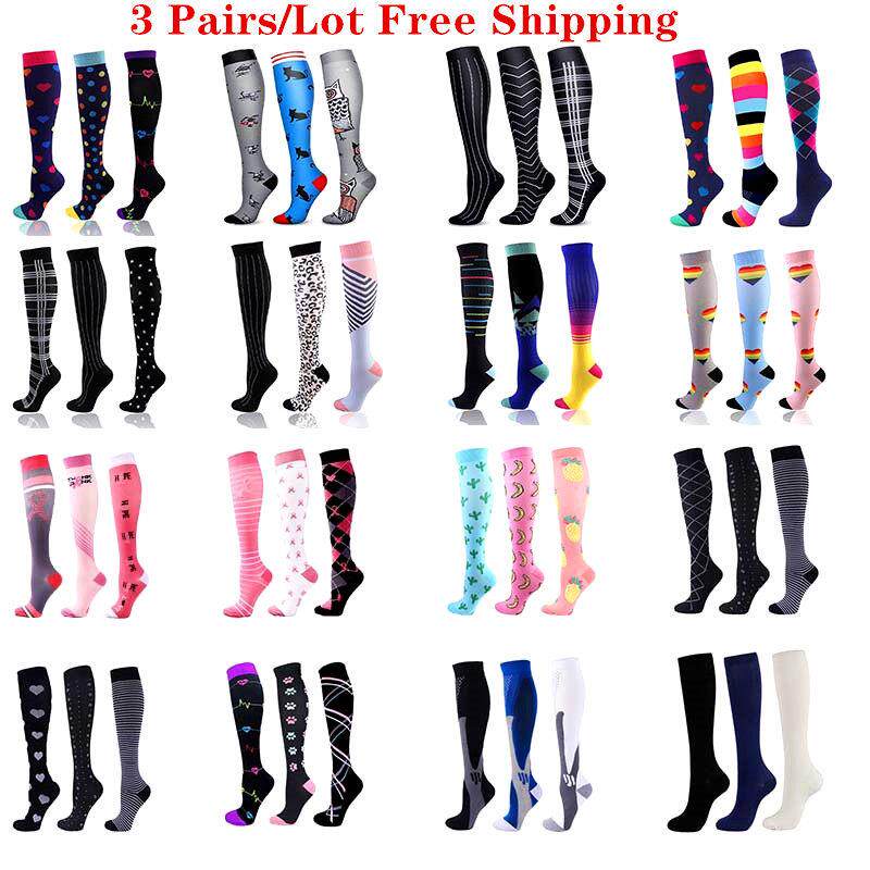 AM Compression Socks Athletic Men Women Best Graduated Breat