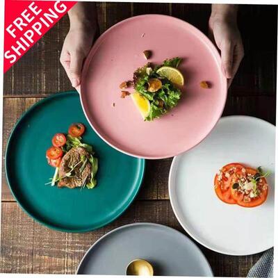 dinner plates ceramic steak plate dishes 西餐盘 western food