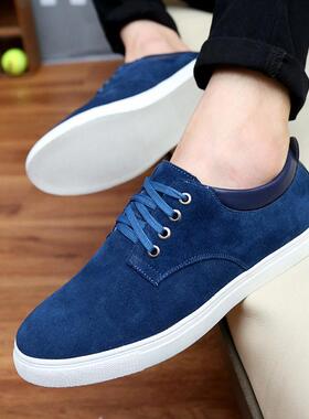 Men casual real leather shoes man big size shoe44/45/46 yard