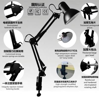 LED desk lamp study bedroom table lamp rechargeable 充电台灯