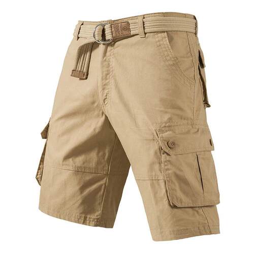 Cargo Knee Shorts Men Sports Casual Bermuda Shorts Plus Size