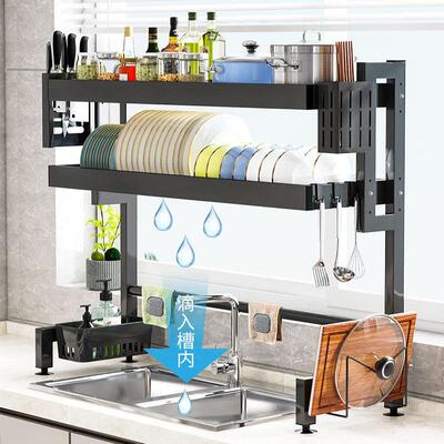 Large Capacity Kitchen Sink Over Sink Dish Drying Rack