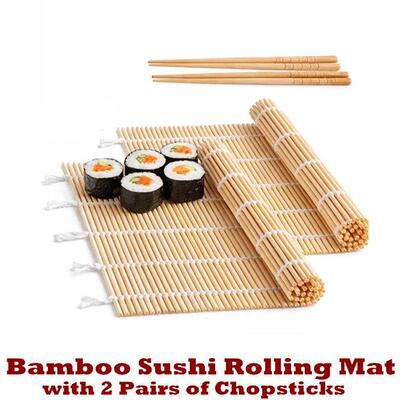 Bamboo Sushi Rolling Mat Sushi Making Kit Roller Cooking