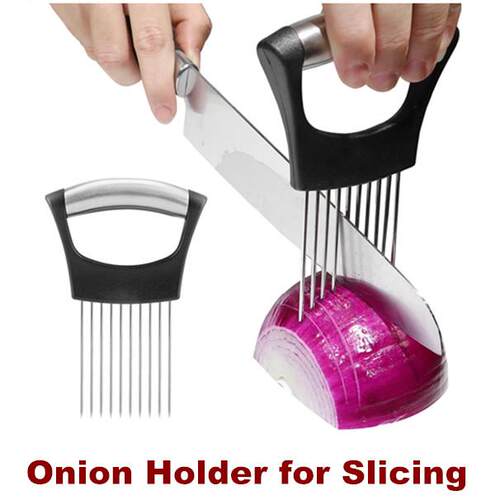 Onion Holder for Slicing Onion Cutter Vegetable Chopper