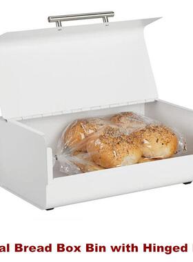 Metal Bread Box Bin Storage Container Kitchen Countertop