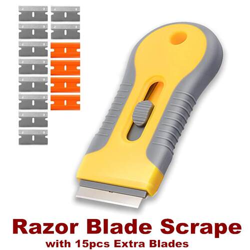Razor Blade Scraper Tool Cleaning Glass Cooktop Stove