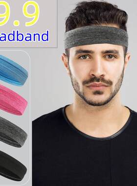 男人女人健身房运动锻炼头带发带头汗