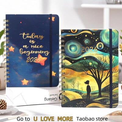 2026 A5 Agenda Book Diary Weekly Planner Notebooks Schedule