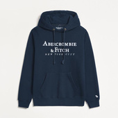 AF长袖 美国男士 卫衣套头休闲加绒加厚刺绣连帽外穿 秋冬装 清仓断码