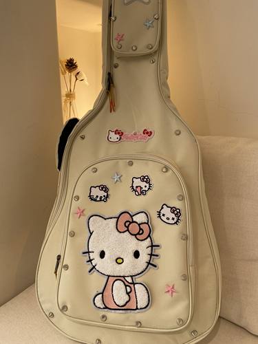 原创正品加厚民谣吉他包41寸原创可爱好看电吉他背包贝斯琴包