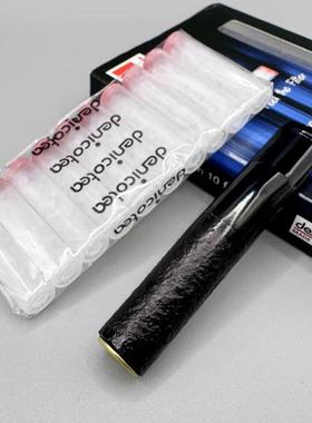 德国烟嘴丹尼古特Denicotea 20249石楠木烟嘴滤芯型过滤9mm芯黑色