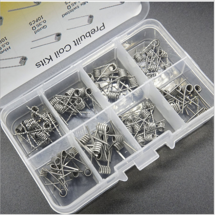 80个八合一发热丝A1克莱普顿雾化器发热丝DIY RDA成品丝NI80花丝