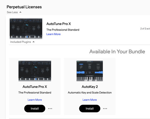 正版AutoTune Pro X+AutoKey套装修音插件
