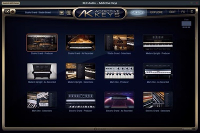 正版XLN Audio Addictive Keys ADD钢琴键盘电钢琴音色软音源
