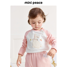 【专柜同款】minipeace太平鸟童装幼童小兔子长袖T恤女宝新款秋装