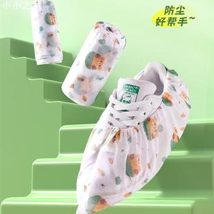 套无纺布加厚家用防滑室内机房耐磨脚套 工厂直销一次性印花卡通鞋