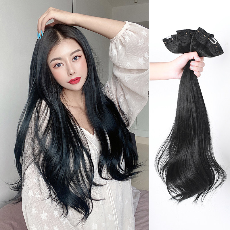 假发女长发长卷发大波浪假发贴片隐形无痕u型长直发假发片一片式,美发护发/假发,直发片,淘宝优惠券,粉丝福利购,淘宝优惠卷