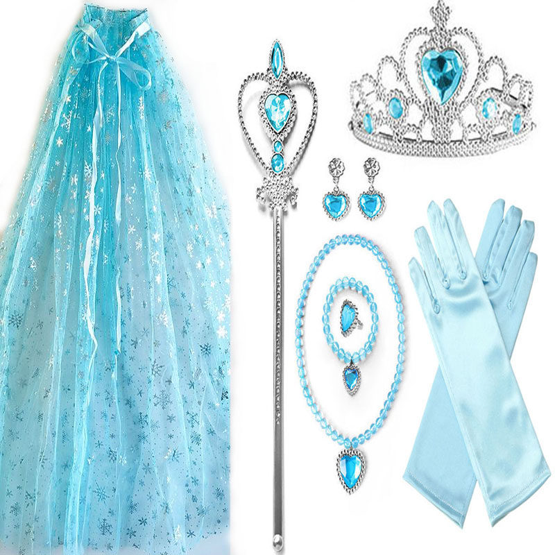 新款儿童项链魔法棒发饰套装公主表演王冠爱莎披肩手套手链玩具,童装/婴儿装/亲子装,发饰,淘宝优惠券,粉丝福利购,淘宝优惠卷