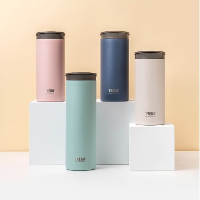 tyeso保温杯高颜值随行咖啡杯男女创意车载杯小容量创意水杯