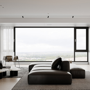 新豪轩锦轩105Pro系统窗断桥铝门窗封阳台封窗户定制铝合金隔音窗