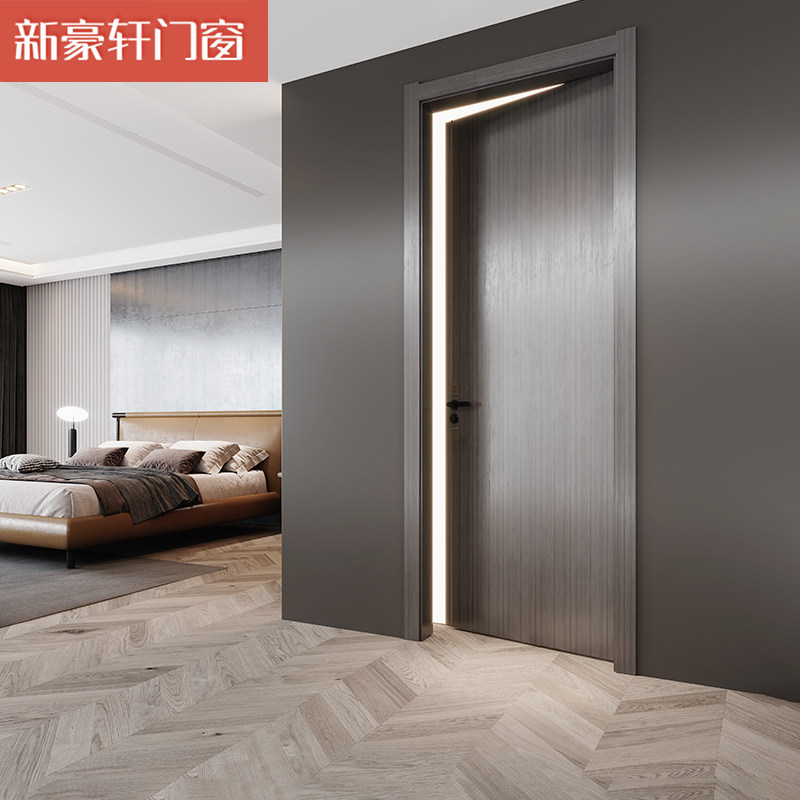 新豪轩 卧室门生态木门m1001系列房间门室内实木门房门定制隔音门