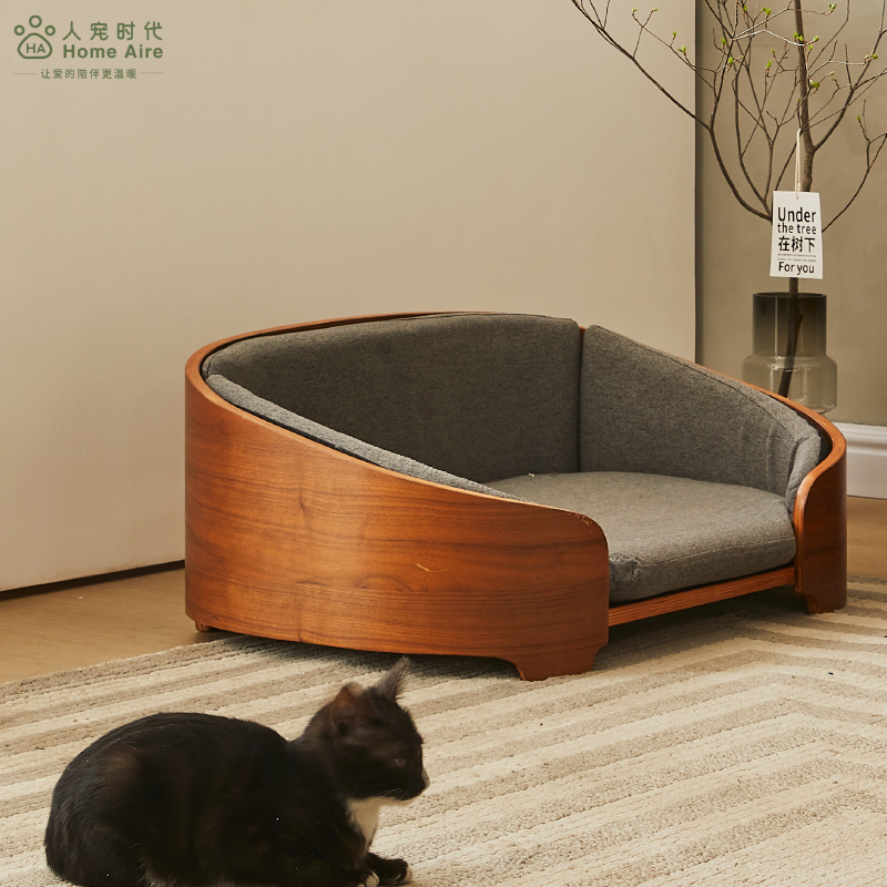 HomeAire猫实木宠物沙发床