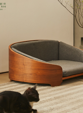 HomeAire设计师品牌「大面包」猫窝多层实木猫床沙发中大型猫缅因