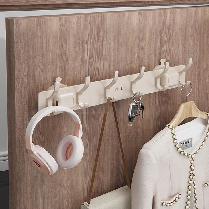 吸盘排钩免打孔门后挂钩强力粘胶