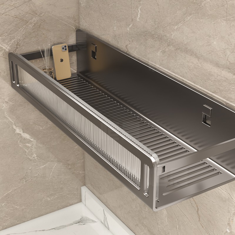 恒晨免打孔卫生间置物架亚克力