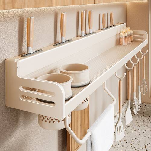 厨房置物架免打孔壁挂式调料架子