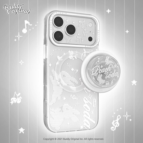 可爱磁吸蹦蹦兔适用iPhone手机壳