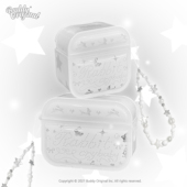 BUDDY原创雪白闪亮亮适用苹果airpodspro耳机保护套3代耳机壳4代pro二代可爱全包软壳pro3代1 2防摔