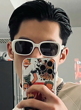 肯豆墨镜王鹤棣潮小框太