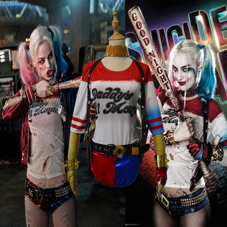 自杀小队 哈莉奎茵 suicide squad 小丑女cos服全套动漫服装现货在类目 女装/女士精品, 唐装/民族服装/舞台服装, 民族服装/舞台装中 - 来自Buy2taobao.com提供专业的淘宝代购服务