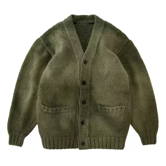 Visvim Fil 19Aw Selmer Long Cardigan Tie-Dye Wool Sweater Cardigan Sweater Coat