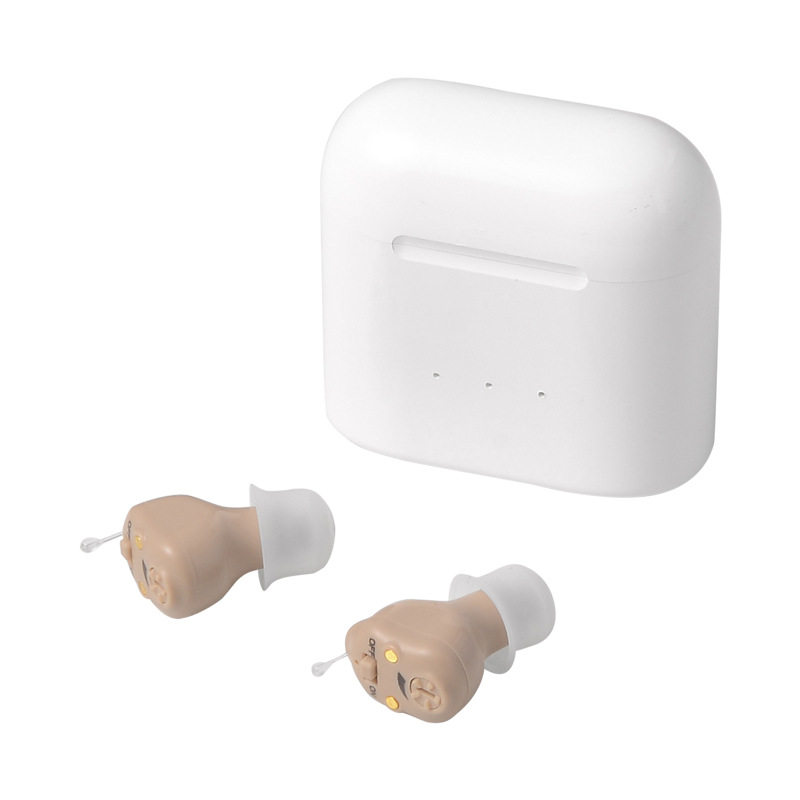 老人充电款耳内式助听器年轻人耳聋耳背声音放大器中老年人辅助器