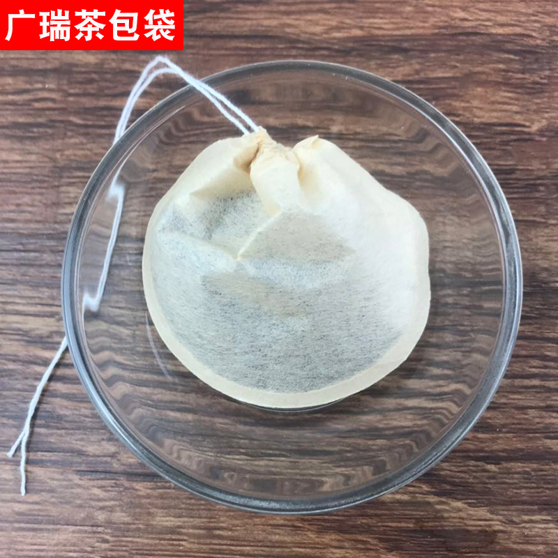 本色圆形抽线滤纸食品级茶包袋