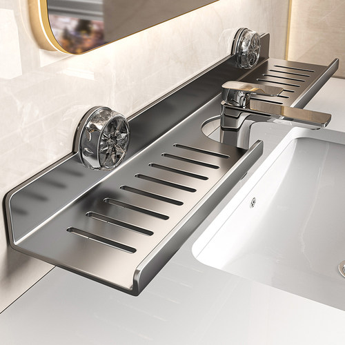 【掉落包赔】吸盘镜前置物架