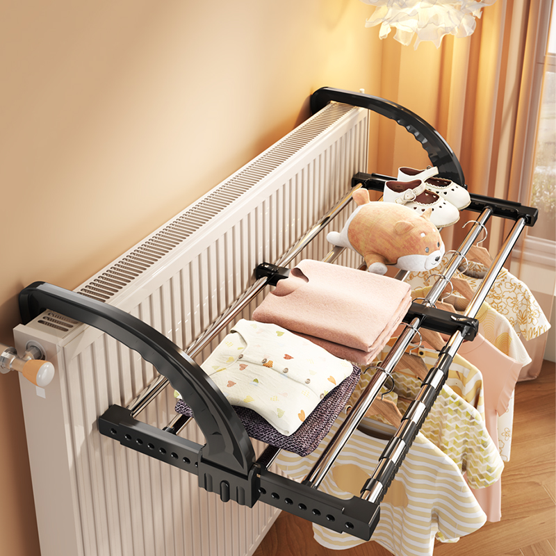 【自由伸缩】暖气片晾晒衣服架子