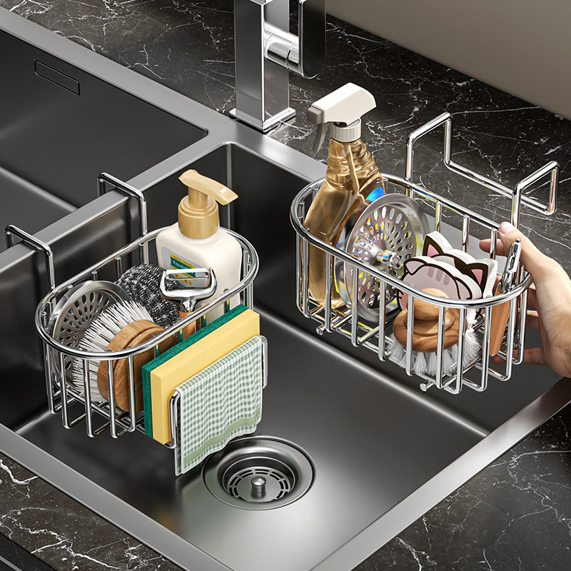 厨房置物架海绵沥水架水龙头洗菜池水槽洗碗用品抹布收纳沥水架子,厨房/烹饪用具,抹布架/厨房清洁收纳架,淘宝优惠券,粉丝福利购,淘宝优惠卷