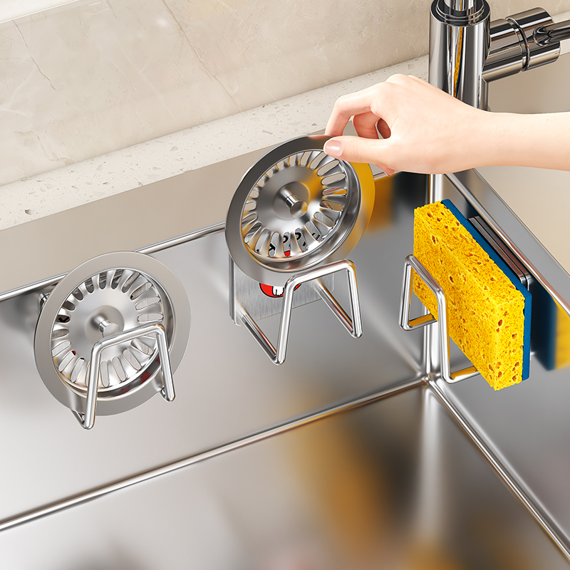 【快速沥水】多功能不锈钢挂钩架