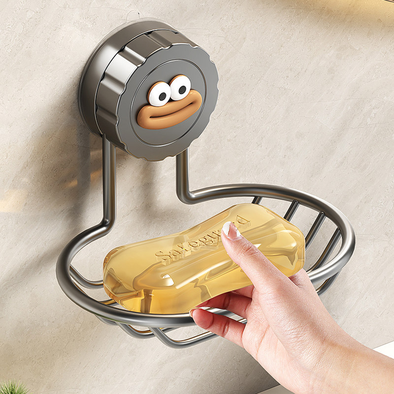 吸盘肥皂盒浴室香皂盒壁挂式卫生间置物架家用沥水香皂架2025新款,家装主材,肥皂盒/皂碟,淘宝优惠券,粉丝福利购,淘宝优惠卷