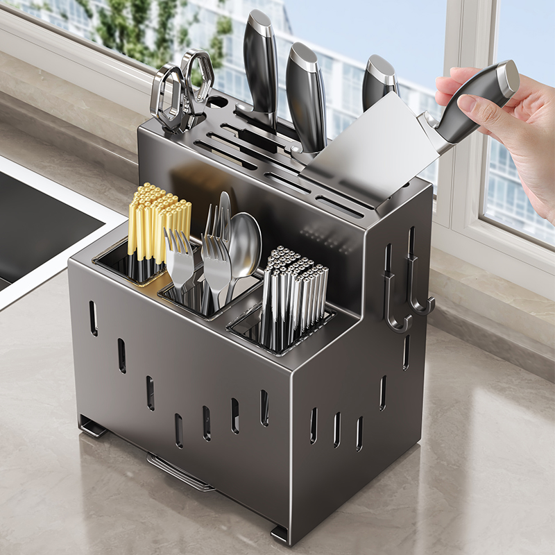 【快速沥水】多功能刀架置物架