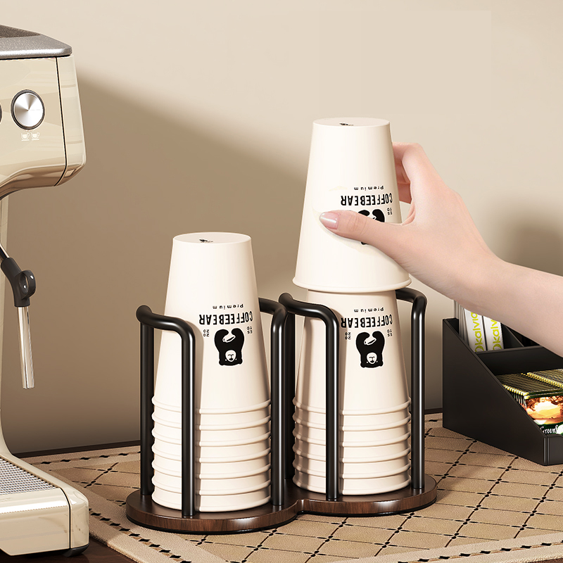 一次性杯子置物架取杯器